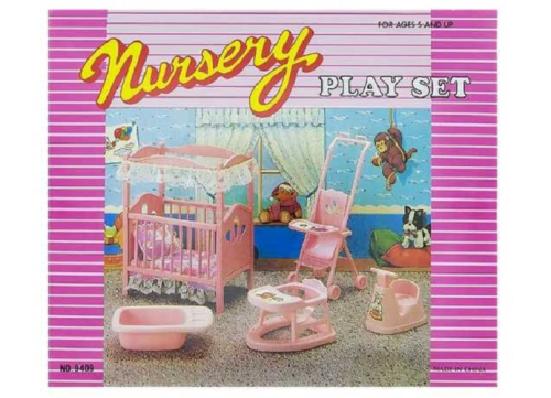 Игрушка Кукольная Мебель набор Gloria Детская комната  9409 фото 2
