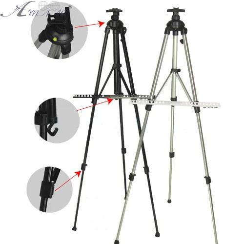 Мольберт тринога алюмінієвий, 128 см Мольберт тринога алюмінієвий, 128 см