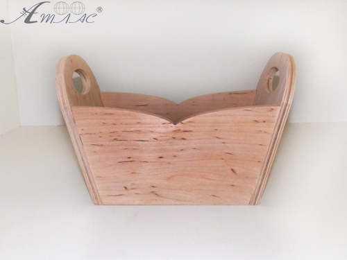 Дерев'яний короб з ручками 270*170*140мм.  0306