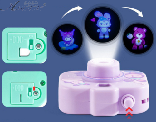 Брелок Фотоаппарат Микс с проекцией 5,5 см  01252 фото 2