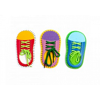 Іграшка дерев'яна шнурівка Черевик  5510