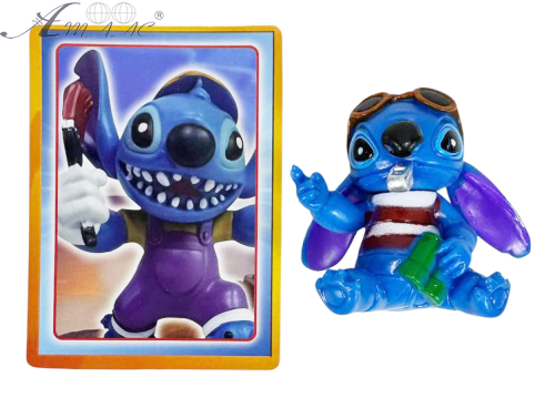 Іграшка Герої Мультфільмів Стич ~5 см з окулярами  14043