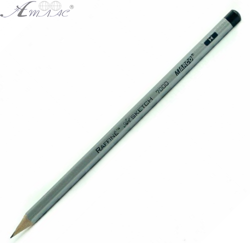 Олівець графітний Marсо 12 шт H шестигранний Raffine FM7000DM-12СВ Н