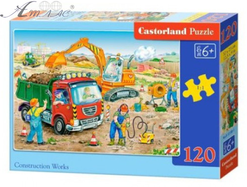 Игрушка Пазл 120 Castorland 32 х 23 см Стройка В-13180