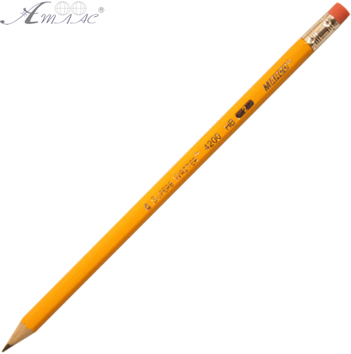 Карандаши графитные Marсо 12 шт НВ шестигранные с резинкой Superb Writer 4200-НВ Карандаши графитные Marсо 12 шт НВ шестигранные с резинкой Superb Writer 4200-НВ
