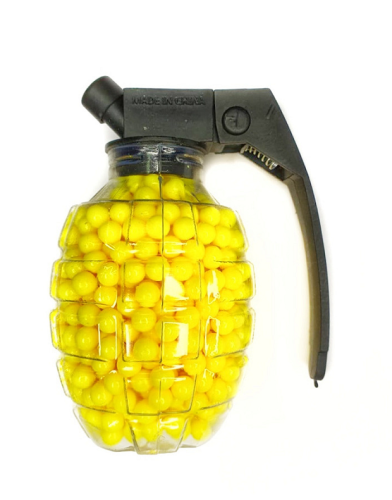 Игрушка Пульки шарик в гранате 500 шт 6мм  09188