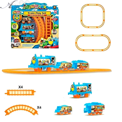 Игрушка Железная дорога Train Set пластик  877-33