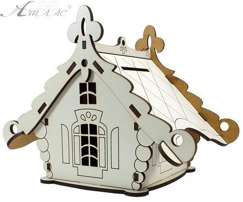 Будинок №  5 скарбничка, з МДФ 17 х 14 х 17 см AS-6241, М-2078