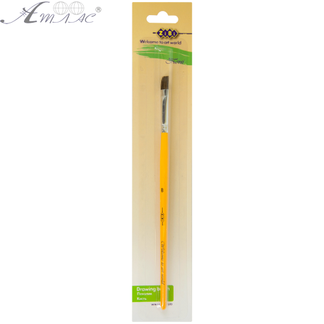 Пензель, понi, рівний, № 8, zibi ZB6931PF-8 