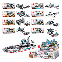 Іграшка Конструктор Qman Військовий транспорт 71 деталь  1411