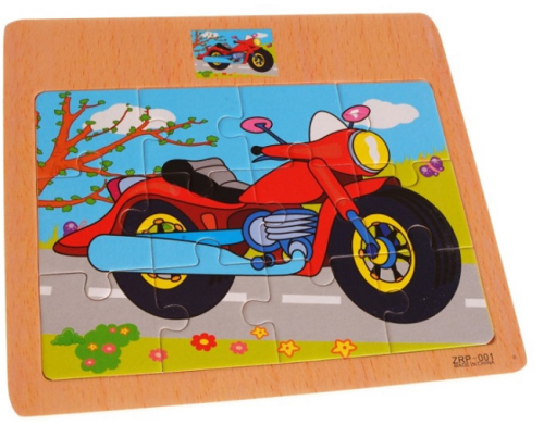 Игрушка Деревянная Пазл животные, транспорт 17 х 15см  1090 фото 3