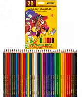 Олівці кольорові Marco пегашку 36 кольорів шестигранні 1010-36СВ