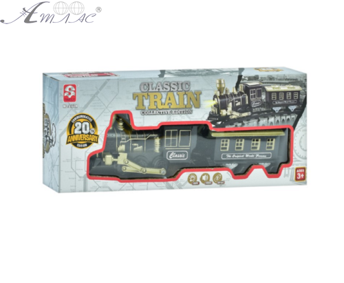 Игрушка Железная дорога Classic Train со светом и звуком 3122А Игрушка Железная дорога Classic Train со светом и звуком 3122А