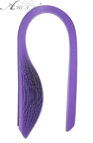 Бумага для Квиллинга Фиолетовая интенсив 5мм 50полос 42см  00903