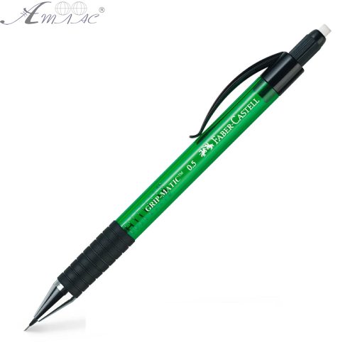Карандаш механический 0,5мм Faber-Castel  Grip-Matic для письма с резинкой 137563 