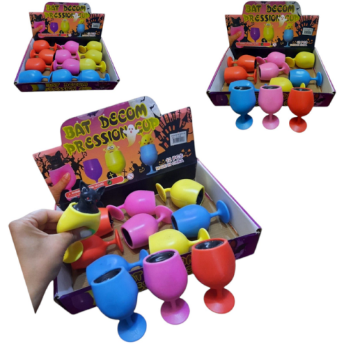 Игрушка прикол Летучая мышь в бокале 8,5 см  6072-20 фото 2