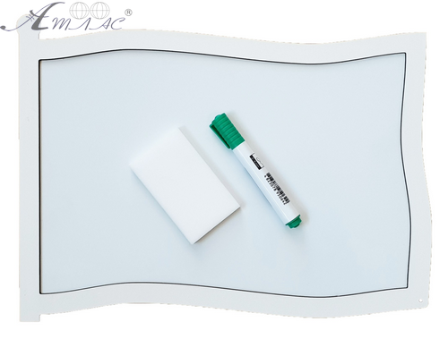 Дошка Магнітна сухостираюча з рамкою із МДФ 37х39см Прапор  AS-7029