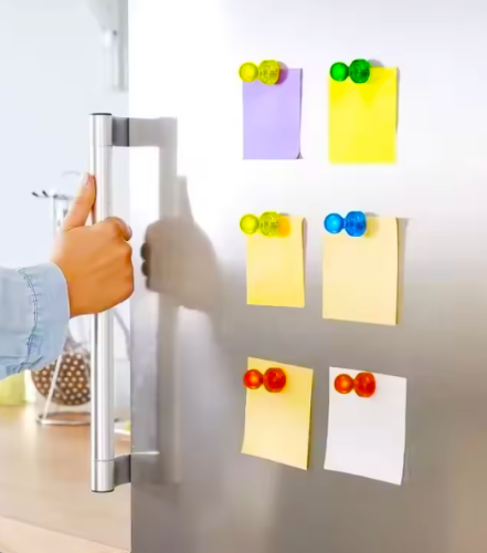 Магнит неодимимовый Пешка для доски Набор 8шт 16х11мм прозрачные  02733 фото 3