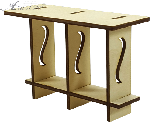 Мебель для кукол ростом 30 см - Этажерка из фанеры AS-4030 Мебель для кукол ростом 30 см - Этажерка из фанеры AS-4030