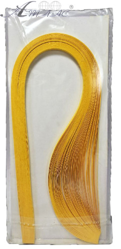 Бумага для Квиллинга Желтый насыщенный 5мм 50полос 42см 00960 Бумага для Квиллинга Желтый насыщенный 5мм 50полос 42см 00960