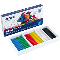 Пластилин Kite Classic  6 цветов 120 гр  K-081