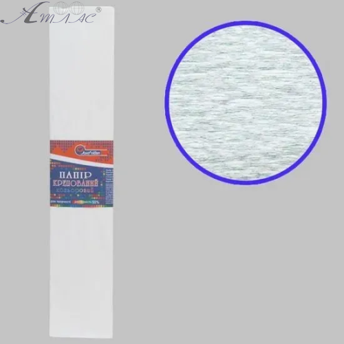 Бумага гофрированная Белая 50х200см 55% цена за 10шт KR55-8020 Бумага гофрированная Белая 50х200см 55% цена за 10шт KR55-8020
