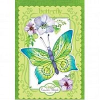 Блокнот-спіраль-зверху РюкзачОК А6 Метелики 3К-23