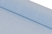 Бумага гофрированная Фантазия светло-голубая 55 % 26,4 г (50 х 200 см) 80,32/10