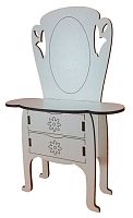 Мебель для кукол ростом 30 см - Дамский столик из МДФ AS-6020, М-2047