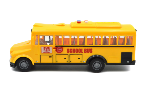 Игрушка Автобус Школьный 28см двери свет звук   JS125 фото 2