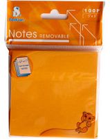 Бумага для заметок с липким слоем 76 х 76 Оранжевая Notes 121793