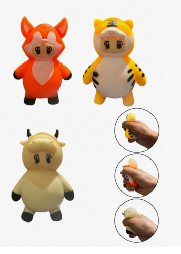 Игрушка Кукла в костюме Антистресс Сквиш  10 см микс  24-832 фото 2