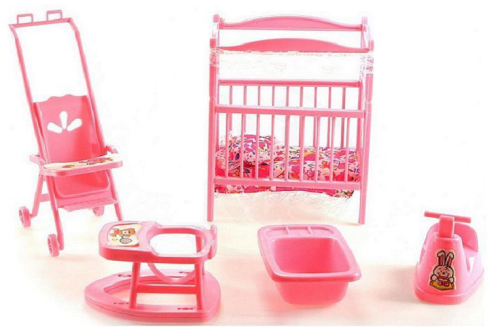 Игрушка Кукольная Мебель набор Gloria Детская комната  9409