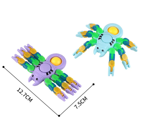 Игрушка Спинер  Паук с подвижными деталями 13 см  А747