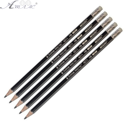 Карандаш графитный Marсо НВ шестигранный с резинкой Superb Writer 4211 Карандаш графитный Marсо НВ шестигранный с резинкой Superb Writer 4211