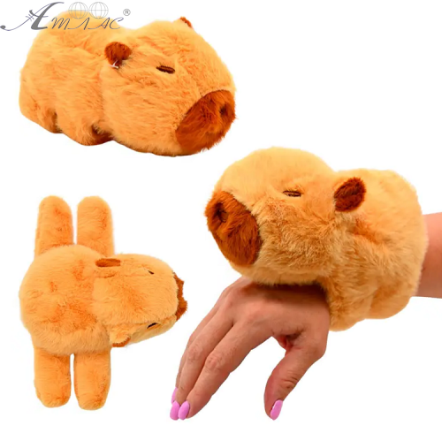 Іграшка м'яка Capybara - браслет 22х10х9 см. M17946
