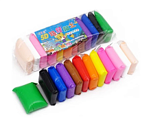 Пластилин Супер Легкий 12шт по 11г в кульке  6601