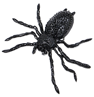 Іграшка Лізун, що тримає форму Павук чорний 8см  08359