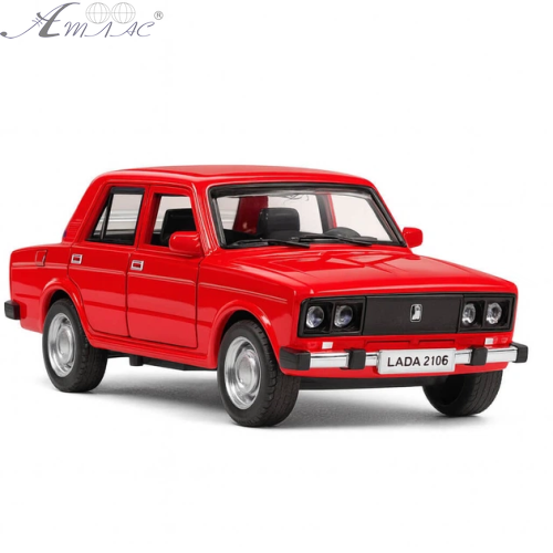 Модель DieCast Replica ВАЗ 2106 Червона світло, звук, метал, інерційна 14см 611A, 16445 Модель DieCast Replica ВАЗ 2106 Червона світло, звук, метал, інерційна 14см 611A, 16445