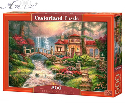 Іграшка Пазл 500 Дім біля струмка 47 х 33 см Castorland B-52202