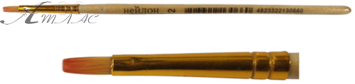 Кисть нейлон Плоская № 2 JO *3066 Кисть нейлон Плоская № 2 JO *3066