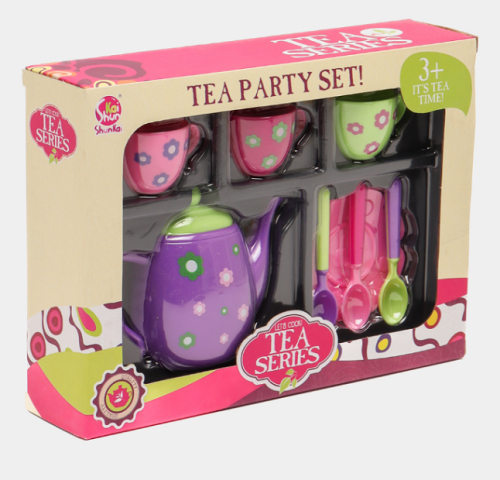 Игрушка пластиковая, Чайный набор из 10 предметов  SK64A
