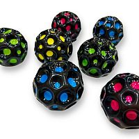 Іграшка М'яч Гравити Бол стрибунець 63мм чорний+   03445