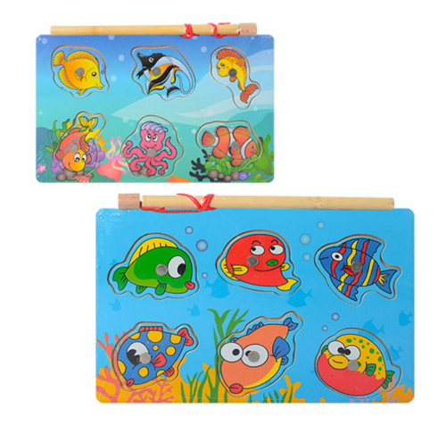 Игрушка Деревянная Рыбалка 18 см  MD1149