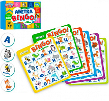 Игра Настольная "Азбука Бинго"  26,5 х 20,5 х 5,5 см  TG 006