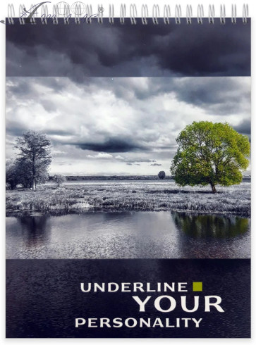 Блокнот-спираль-сверху А5 100 л # Стиль 102022/1