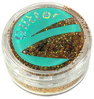 Блестки (Глиттер) большие Голографические Атлас 3 гр - Золото Красное AS-2455