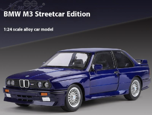 Машинка Автоексперт BMW M3 Е30 1986 синя 20см двері світло звук  1273-27
