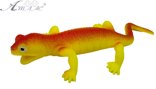 Іграшка Силіконова тягнучка Ящірка жовта 15см 08546 фото 2 Іграшка Силіконова тягнучка Ящірка жовта 15см 08546 фото 2