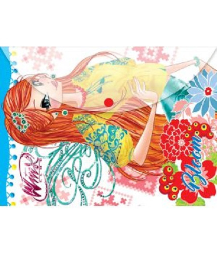 Папка на кнопке А4 1В  "Winx"  491130  1/12